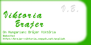 viktoria brajer business card